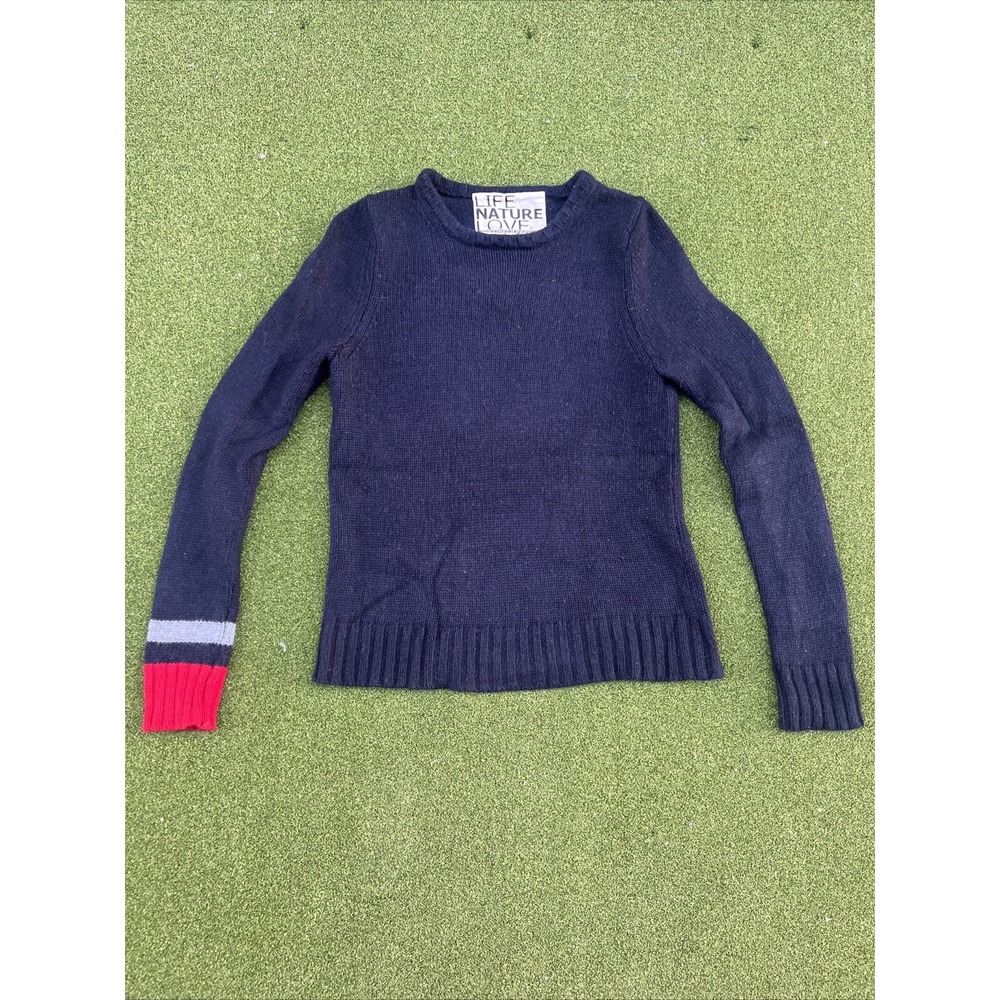 Free City Knit Sweater Life Nature Love Navy M/L